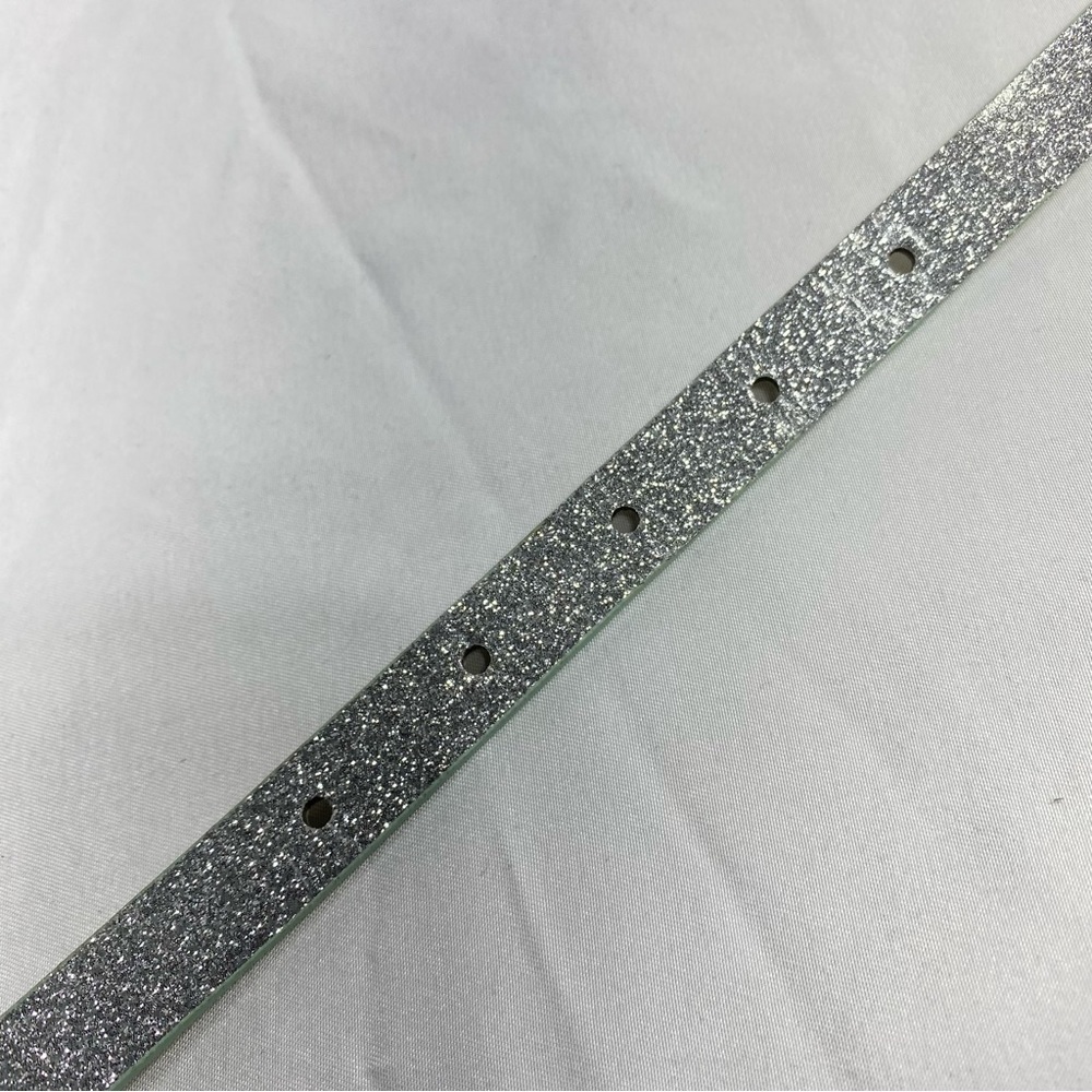 Cat & Jack Kid’s Silver Glittery Belt - Picture 3 of 5